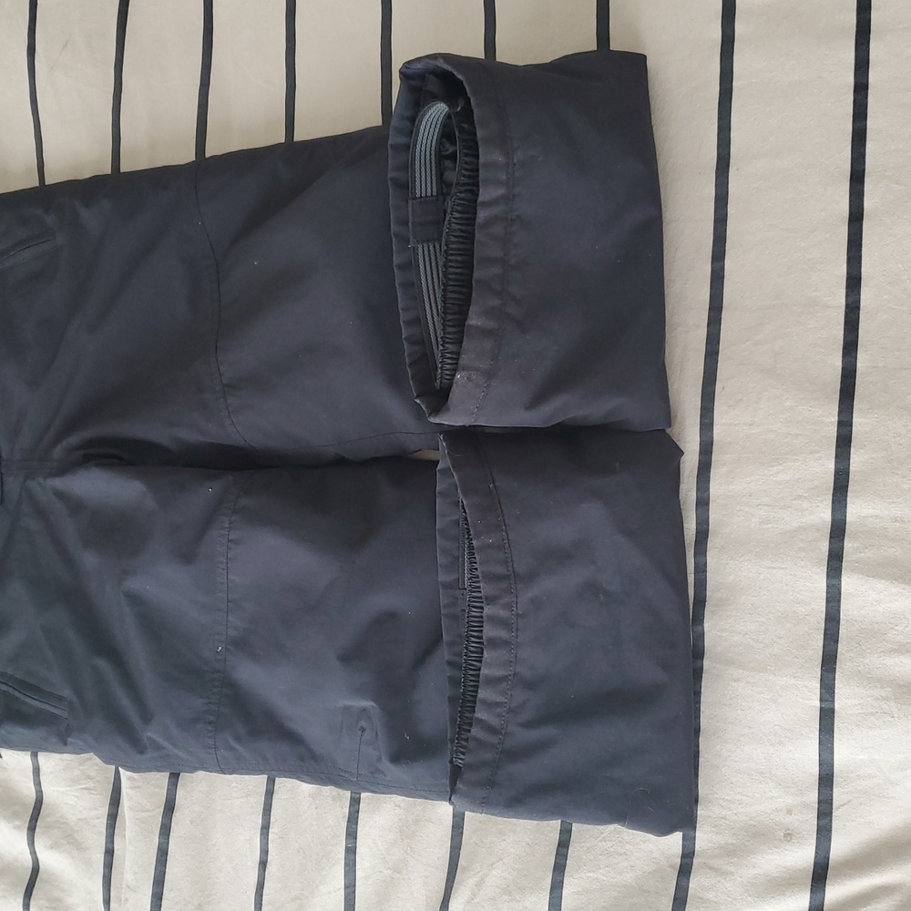 Kids Black Ski Overalls - Picture 7 of 7